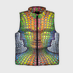 Женский жилет Оптические стёкла, цвет: 3D-светло-серый