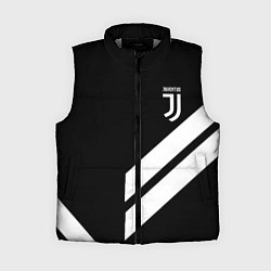 Женский жилет Juventus line white, цвет: 3D-светло-серый