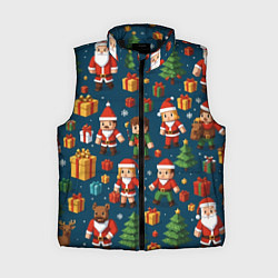 Женский жилет Mintrcraft pattern новый год