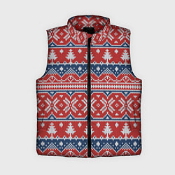 Женский жилет New year pattern
