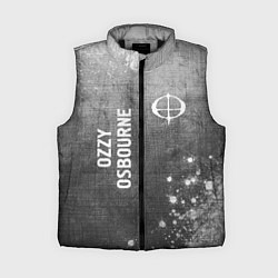 Женский жилет Ozzy Osbourne - grey gradient вертикально