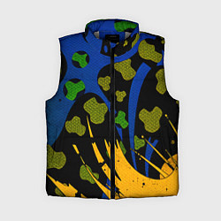 Женский жилет Абстрактные пятна леопарда, цвет: 3D-светло-серый