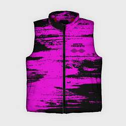 Женский жилет Arctic Monkeys - Розовые разводы, цвет: 3D-красный