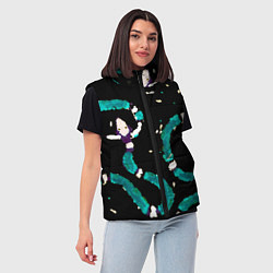 Женский жилет Змейки на охоте, цвет: 3D-черный — фото 2