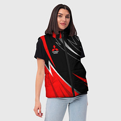 Женский жилет Mitsubishi - red and black, цвет: 3D-черный — фото 2