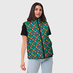 Женский жилет Витраж, цвет: 3D-светло-серый — фото 2