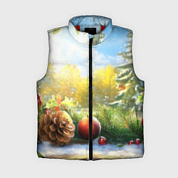 Женский жилет Солнечный новый год