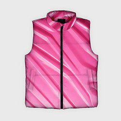 Женский жилет Розовый пластик, цвет: 3D-красный