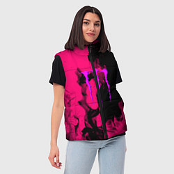 Женский жилет Monster energy fire pink, цвет: 3D-красный — фото 2