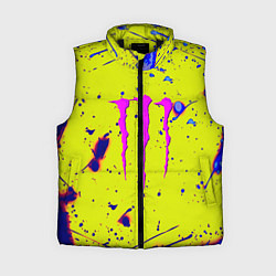 Женский жилет Monster energy краски, цвет: 3D-черный