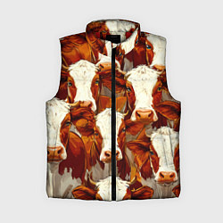 Женский жилет Рыжие коровки