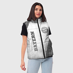 Женский жилет Bayern - white gradient вертикально, цвет: 3D-черный — фото 2