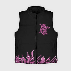 Женский жилет Киберсердце, цвет: 3D-черный