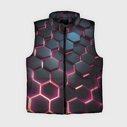 Женский жилет Киберсоты, цвет: 3D-черный