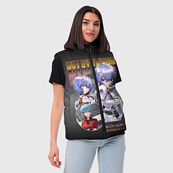 Женский жилет Евангелион Аянами Рей, цвет: 3D-красный — фото 2