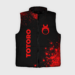 Женский жилет Totoro - red gradient вертикально