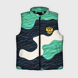 Женский жилет Текстурный милитари камуфляж