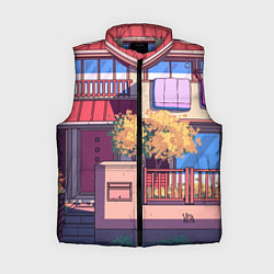 Женский жилет Lo-fi японский стиль улица, цвет: 3D-светло-серый