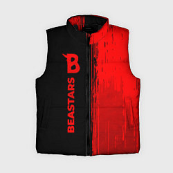 Женский жилет Beastars - red gradient по-вертикали, цвет: 3D-черный