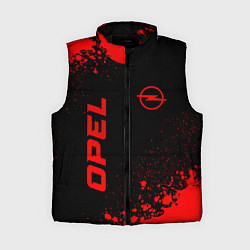 Женский жилет Opel - red gradient вертикально