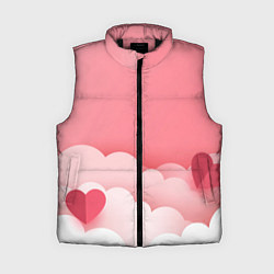Женский жилет Облака любви, цвет: 3D-черный