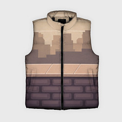 Женский жилет Смотровая площадка, цвет: 3D-черный