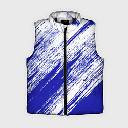 Женский жилет The color is white and blue
