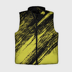 Женский жилет The color is black and yellow, цвет: 3D-черный