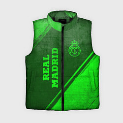 Женский жилет Real Madrid - green gradient вертикально