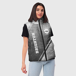 Женский жилет Brighton - grey gradient вертикально, цвет: 3D-черный — фото 2