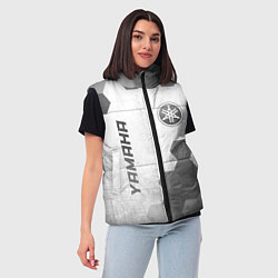 Женский жилет Yamaha - white gradient вертикально, цвет: 3D-черный — фото 2