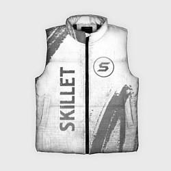 Женский жилет Skillet - white gradient вертикально, цвет: 3D-черный