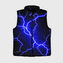 Женский жилет Color blue black, цвет: 3D-черный