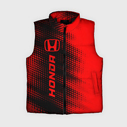 Женский жилет Honda - red gradient по-вертикали, цвет: 3D-черный