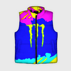 Женский жилет Monster energy краски цветные