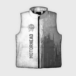 Женский жилет Motorhead - white gradient по-вертикали, цвет: 3D-черный