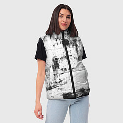 Женский жилет Color black and white, цвет: 3D-черный — фото 2