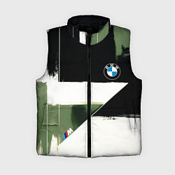 Женский жилет BMW логотип, цвет: 3D-черный