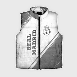 Женский жилет Real Madrid - white gradient вертикально