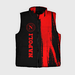 Женский жилет Napoli - red gradient по-вертикали, цвет: 3D-черный