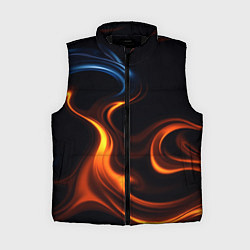 Женский жилет The color is fire orange, цвет: 3D-черный