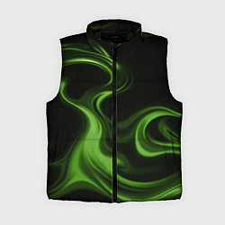 Женский жилет Green black, цвет: 3D-черный