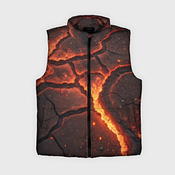 Женский жилет Огонь и лава