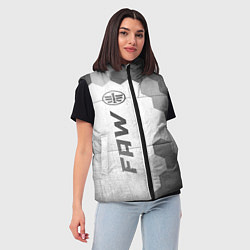 Женский жилет FAW - white gradient по-вертикали, цвет: 3D-черный — фото 2