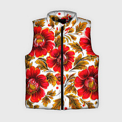 Женский жилет Русская традиционная живопись