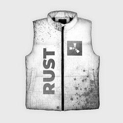 Женский жилет Rust - white gradient вертикально