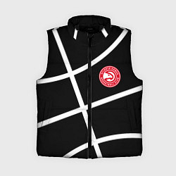 Женский жилет Atlanta Hawks NBA, цвет: 3D-черный