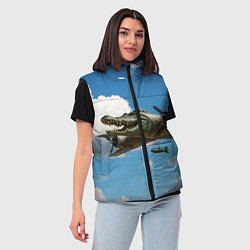 Женский жилет Бомбардиро крокодило, цвет: 3D-черный — фото 2