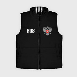 Женский жилет Россия три полоски