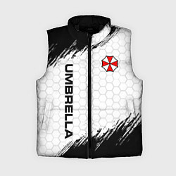 Женский жилет Амбрелла - белые соты, цвет: 3D-черный